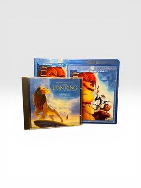 The Lion King Blu-ray/DVD/CD Bundle - all in MINT condition